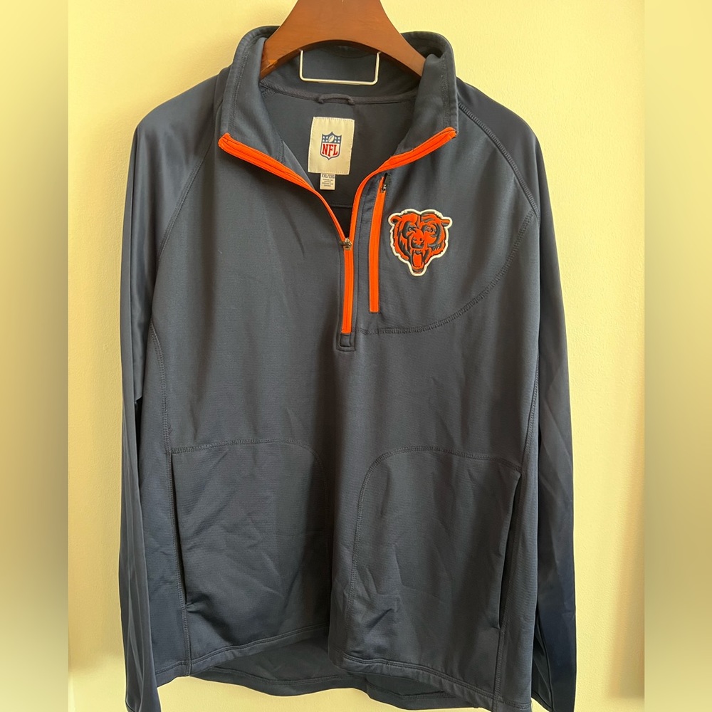 XXL NFL bears 1/4 zip